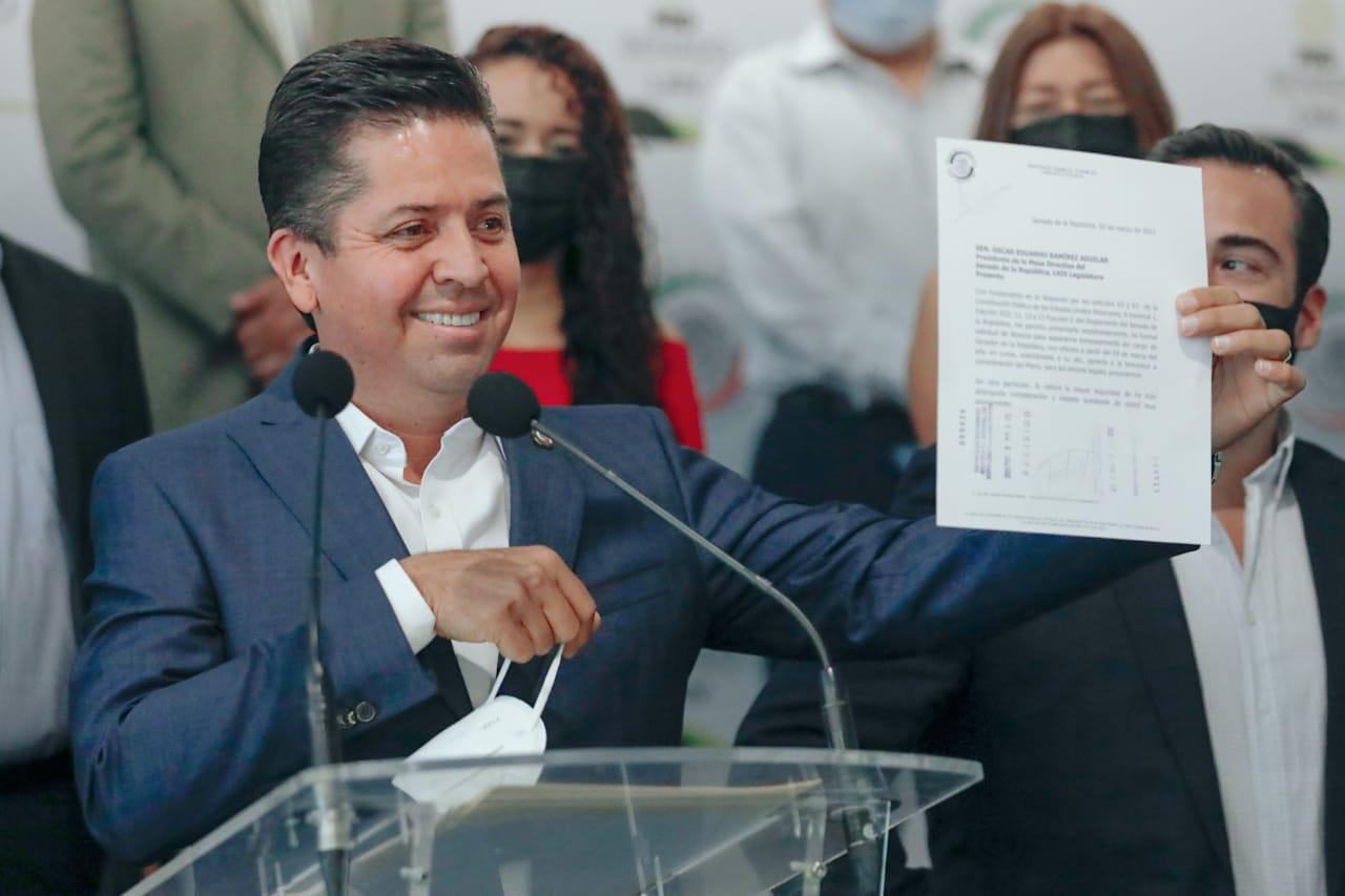 Toño García obtiene licencia del Senado de la República; Va de lleno con el Equipo por Michoacán