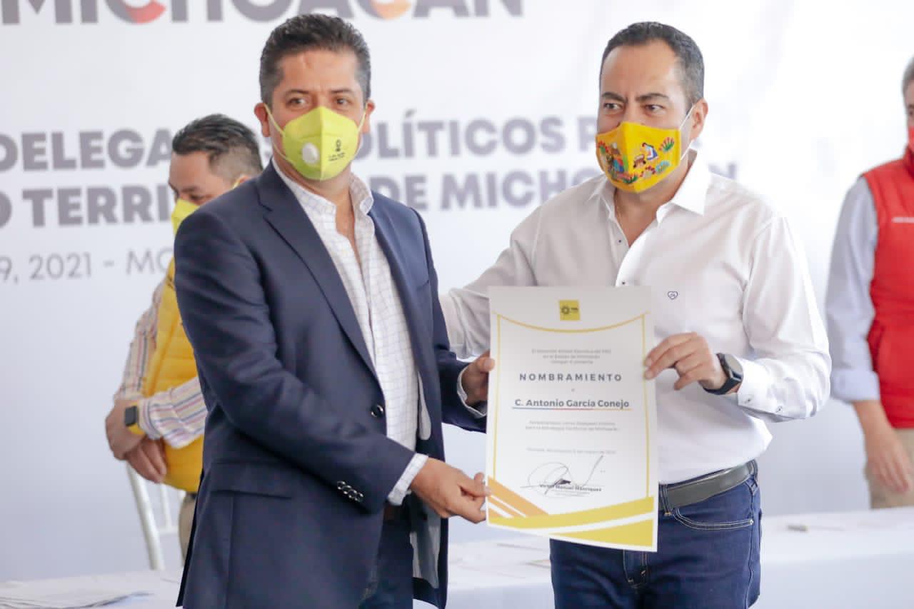 Toño García, Delegado Político para la Estrategia Territorial del PRD