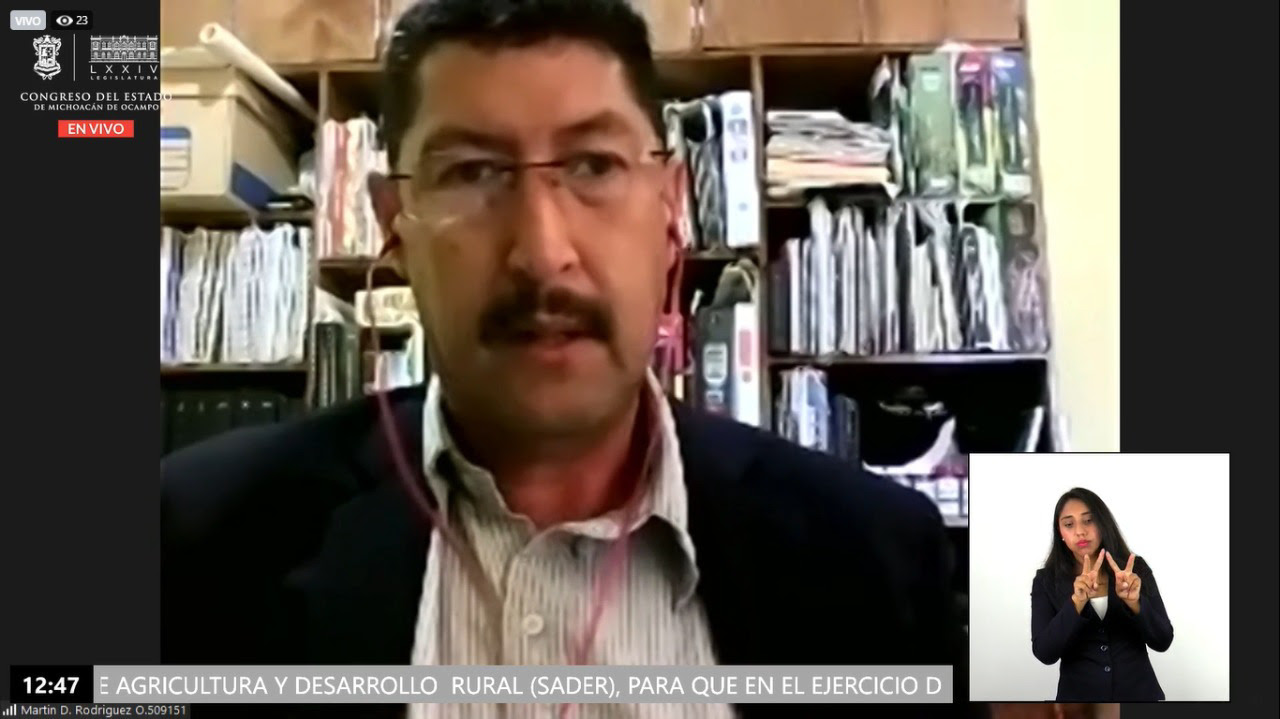 Exhorta Martin David Rodríguez a la SADER para que brinde asistencia gratuita a sector agropecuario en Michoacán