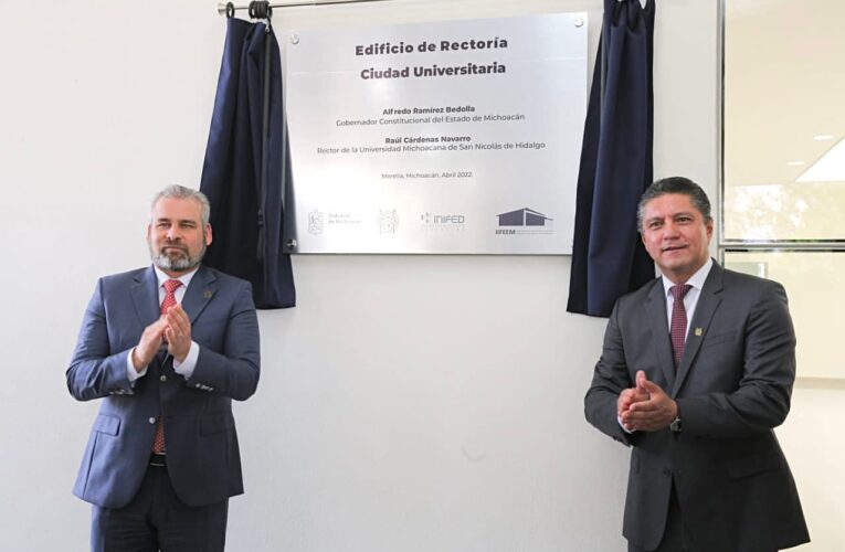 Concluir campus de la UMSNH en Zamora y Uruapan, prioridad de gobierno: Bedolla
