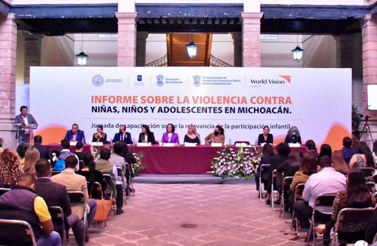 Llama Poder Legislativo a frenar violencia contra niñas, niños y adolescentes en Michoacán
