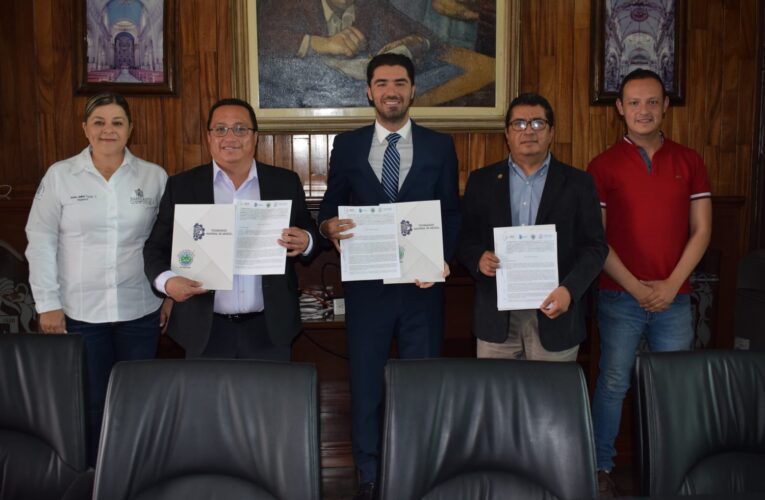 El Ayuntamiento de Sahuayo y el Tecnológico de Jiquilpan Firman Convenio de Colaboración.
